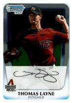 2011 Bowman Chrome Prospects #BCP19 Thomas Layne