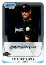 2011 Bowman Chrome Prospects #BCP27 Amaury Rivas