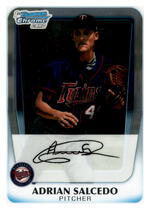 2011 Bowman Chrome Prospects #BCP58 Adrian Salcedo