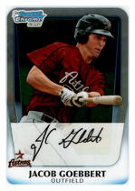 2011 Bowman Chrome Prospects #BCP65 Jacob Goebbert