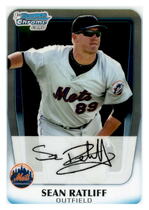 2011 Bowman Chrome Prospects #BCP68 Sean Ratliff