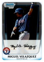 2011 Bowman Chrome Prospects #BCP153 Miguel Velazquez