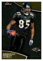 2011 Finest Base Set #76 Derrick Mason