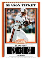 2019 Panini Contenders Draft Picks #15 Bo Jackson