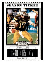 2019 Panini Contenders Draft Picks #53 Josh Allen