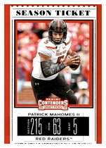 2019 Panini Contenders Draft Picks #79 Patrick Mahomes