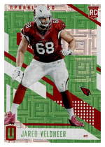 2017 Panini Unparalleled Lime Green #183 Jared Veldheer