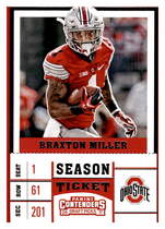 2017 Panini Contenders Draft Picks #14 Braxton Miller