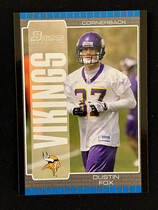 2005 Bowman Base Set #207 Dustin Fox