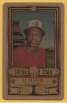 1983 Other Perma-Graphics Credit Cards Gold #8310 Al Oliver
