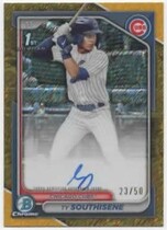 2024 Bowman Chrome Draft Prospect Autos Gold Shimmer Refractor #CPA-TS Ty Southisene