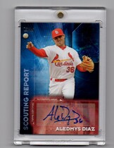 2016 Topps Update Scouting Report Autos #SRA-AD Aledmys Diaz
