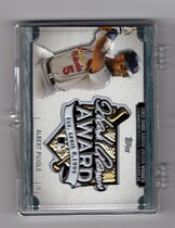 2017 Topps Update Hank Aaron Award Commemorative Patch #HA-AP Albert Pujols