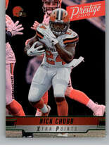 2019 Panini Prestige Xtra Points Green #54 Nick Chubb