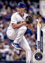 2020 Topps Base Set Series 2 #477 Brent Suter