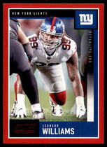 2020 Score Red #184 Leonard Williams
