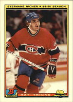 1990 Bowman Hat Tricks #11 Stephane Richer