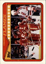 1990 Topps Base Set #38 Flames Team