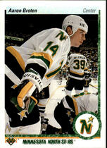 1990 Upper Deck Base Set #210 Aaron Broten