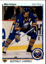 1990 Upper Deck Base Set #378 Mike Foligno