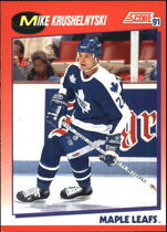 1991 Score Canadian (English) #33 Mike Krushelnyski