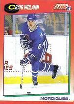 1991 Score Canadian (English) #74 Craig Wolanin