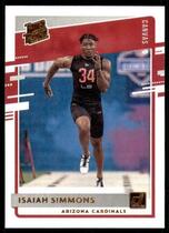 2020 Donruss Rated Rookie Canvas #349 Isaiah Simmons