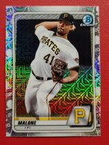 2020 Bowman Chrome Mega Box (Mojo Refractor) #BCP-200 Brennan Malone