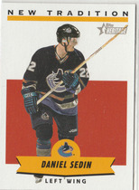 2000 Topps Heritage New Tradition #NT2 Daniel Sedin