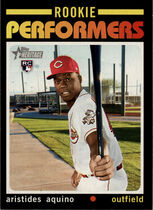 2020 Topps Heritage High Number Rookie Performers #RP-13 Aristides Aquino