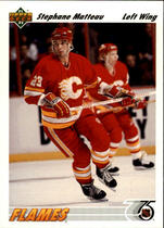 1991 Upper Deck Base Set #121 Stephane Matteau
