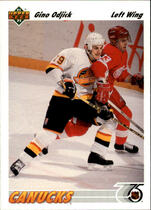 1991 Upper Deck Base Set #195 Gino Odjick
