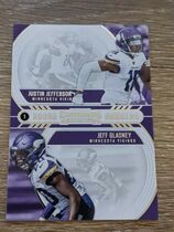 2020 Panini Contenders Round Numbers #7 Jeff Gladney|Justin Jefferson