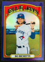 2021 Topps Heritage Chrome Hot Box Refractor #293 Bo Bichette