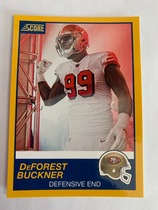 2019 Score Gold #312 Deforest Buckner