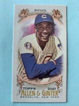 2021 Topps Allen & Ginter Mini A&G Logo Back #33 Ernie Banks