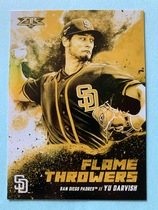 2021 Topps Fire Flame Throwers Gold Minted #FT-4 Yu Darvish