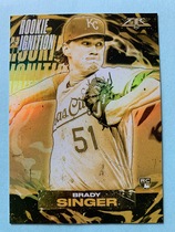 2021 Topps Fire Rookie Ignition Gold Minted #RI-16 Brady Singer