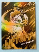 2021 Topps Fire We Have Liftoff Gold Minted #WHL-7 Alex Bregman
