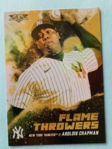 2021 Topps Fire Flame Throwers Gold Minted #FT-12 Aroldis Chapman