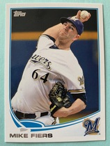 2013 Topps Base Set Series 2 #398 Mike Fiers