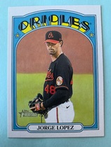 2021 Topps Heritage High Number #673 Jorge Lopez