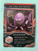 2021 Upper Deck MVP Mascot Gaming Cards Sparkle #M-11 Al The Octopus