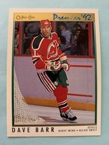 1991 O-Pee-Chee OPC Premier #54 Dave Barr