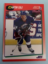 1991 Score Canadian (English) #240 Danton Cole