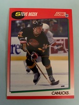1991 Score Canadian (English) #252 Steve Bozek