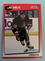 1991 Score Canadian (English) #260 Jim Sandlak