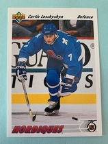 1991 Upper Deck Base Set #413 Curtis Leschyshyn