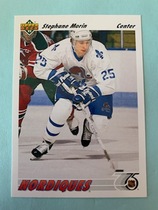1991 Upper Deck Base Set #433 Stephane Morin