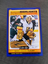 2021 Upper Deck O-Pee-Chee OPC Blue Border #593 Marc-Andre Fleury